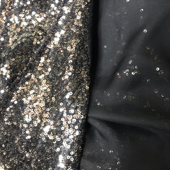 ModCloth Junk brand blazer w/ dark bronze sequins - Picture 3 of 4